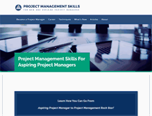 Tablet Screenshot of project-management-skills.com